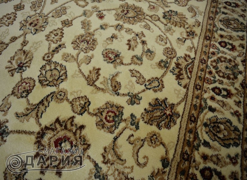 Тъкан персийски килим Blue stones 2723_cream
